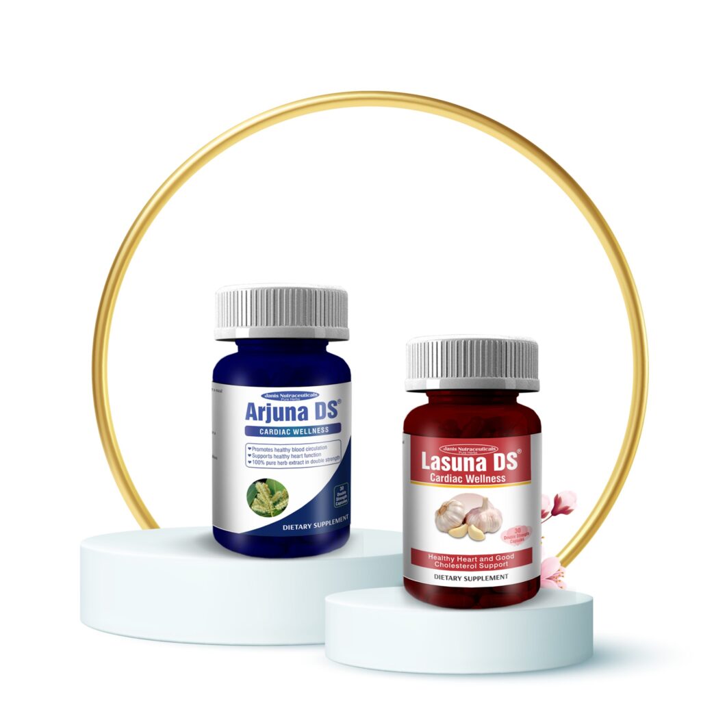 Arjuna & Lasuna for Heart & Blood Pressure Support