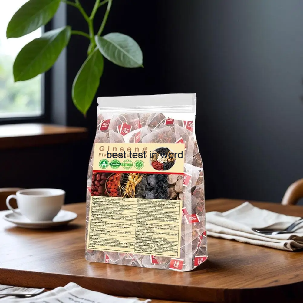 Ginseng Five Treasure Tea | Energy, Relaxation & Wellness