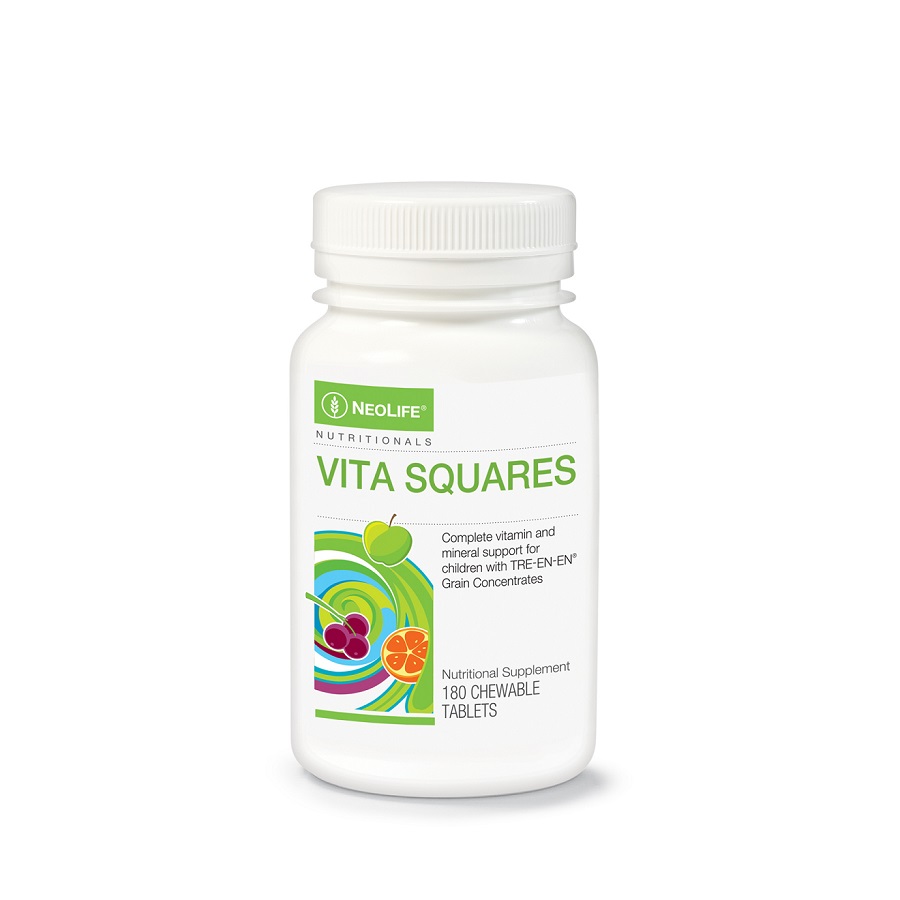 Vita Squares 180 Tablets | Children’s Chewable Multivitamin